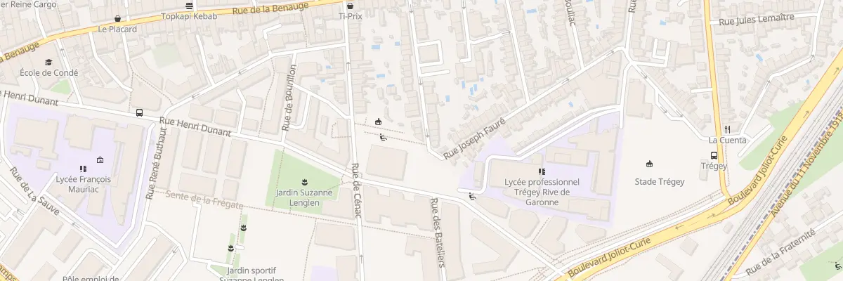 Plan du 48 Rue Joseph Fauré à Bordeaux