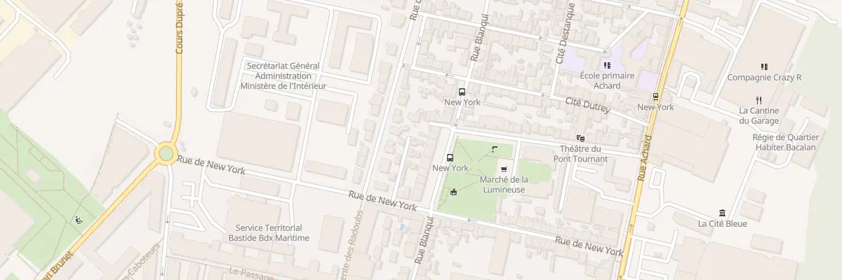 Plan du 111 Rue Blanqui à Bordeaux