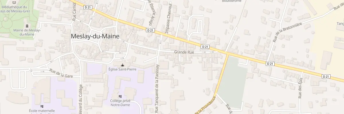 Plan du 35 Rue Grande Rue à Meslay-du-Maine