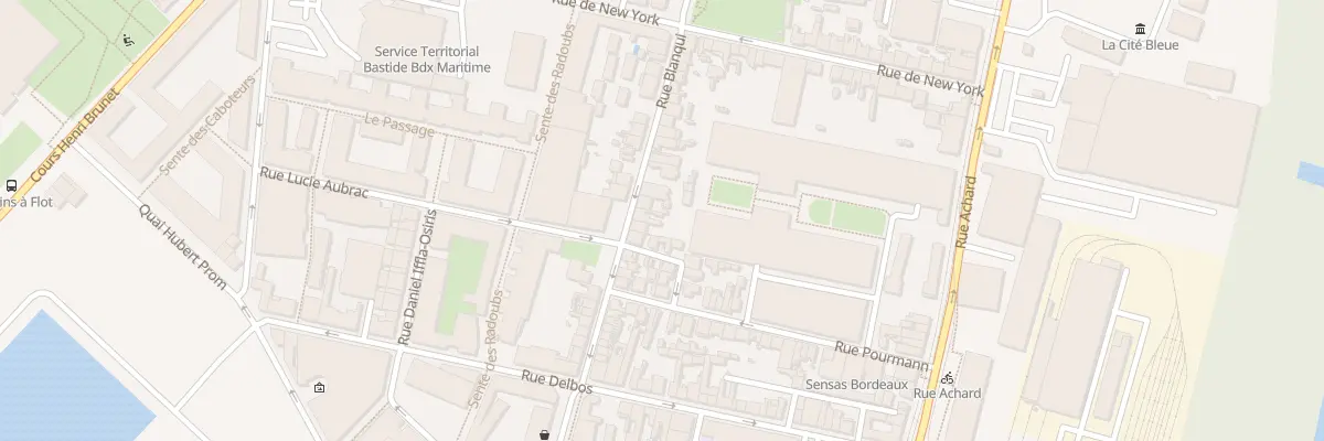 Plan du 64 Rue Blanqui à Bordeaux