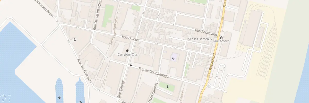 Plan du 42 Rue Delbos à Bordeaux