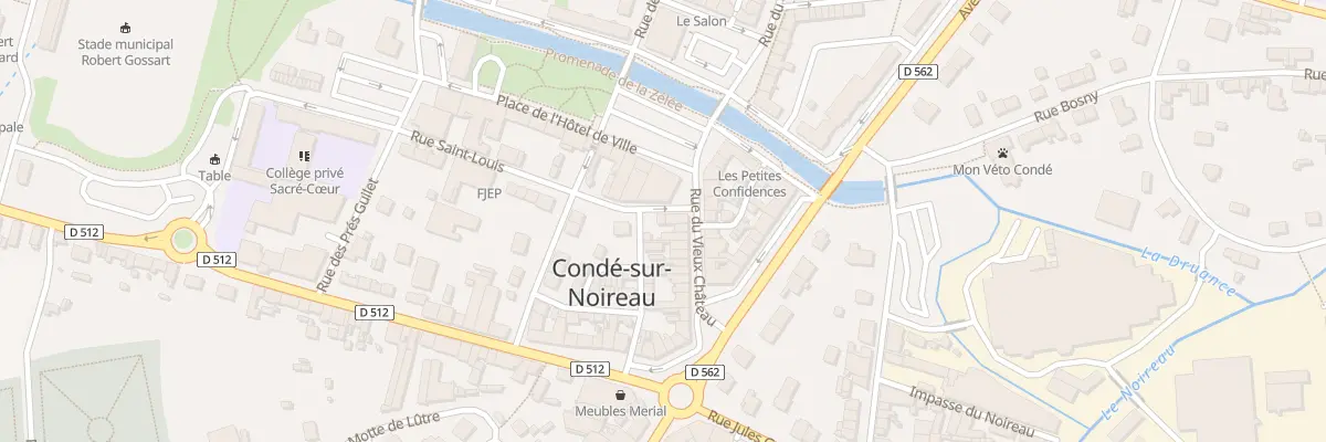 Plan du 5 Rue Porte Gallon - Conde à Condé-en-Normandie