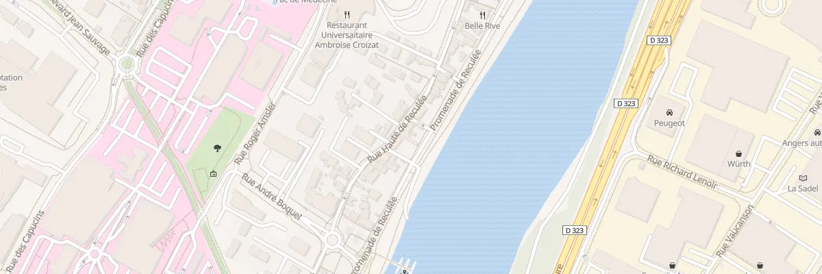Plan du 49 Rue Hte de Reculee à Angers
