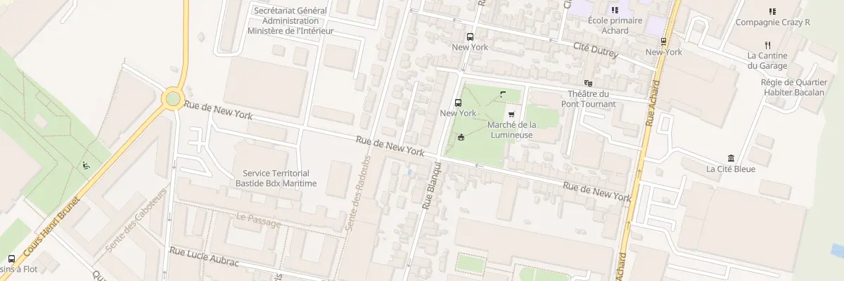 Plan du 95 Rue Blanqui à Bordeaux