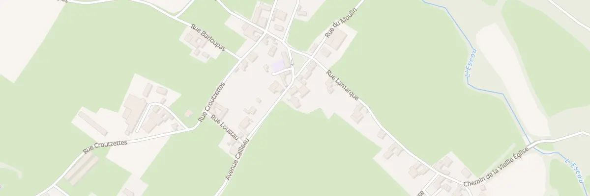 Plan du 38 Av Cailleau à Escout