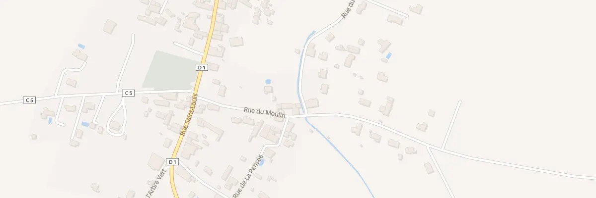 Plan du 15 Rue du Moulin à Vallans