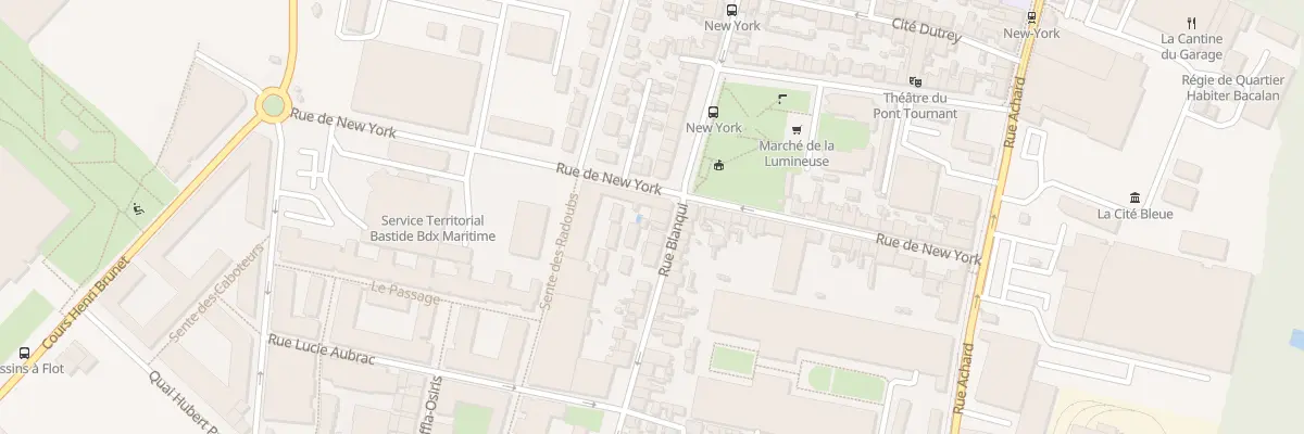 Plan du 89 Rue Blanqui à Bordeaux