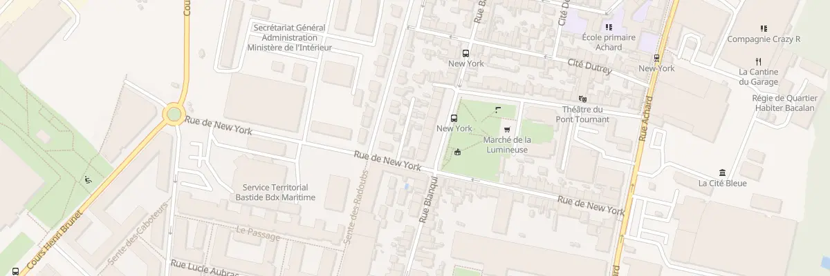 Plan du 99 Rue Blanqui à Bordeaux