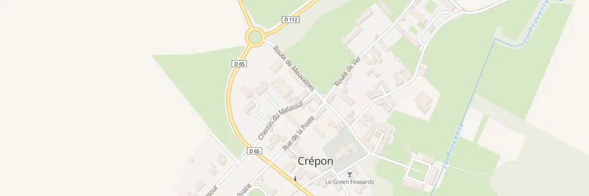 Plan du 2 Chemin de Malatour à Crépon