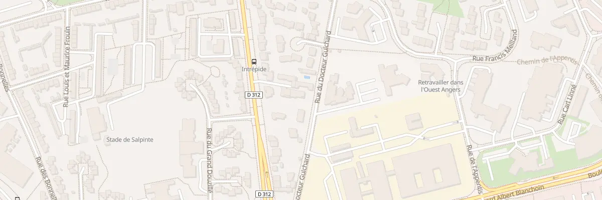 Plan du 240 Rue du Doc Guichard à Angers