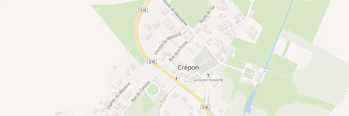 Plan du 4 Rue de la Poste à Crépon