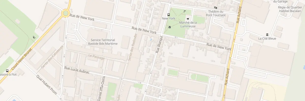 Plan du 58 Rue de New York à Bordeaux