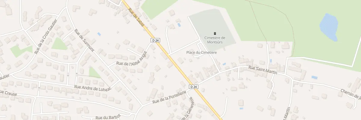 Plan du 300 Rue de Sable à Montsûrs