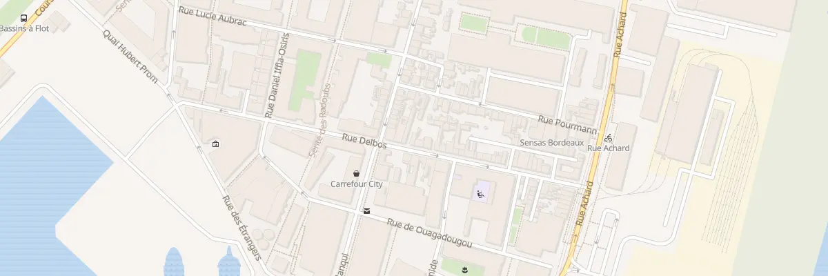 Plan du 55 Rue Delbos à Bordeaux