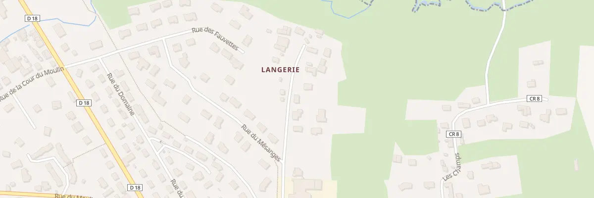 Plan du 14 Langerie à La Selle-la-Forge