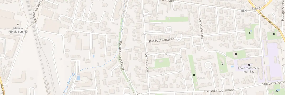 Plan du 39 Rue de Verdun à Bègles