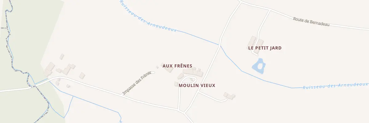 Plan du 758 Rte de la Lande des Meuniers à Saint-Girons-d’Aiguevives