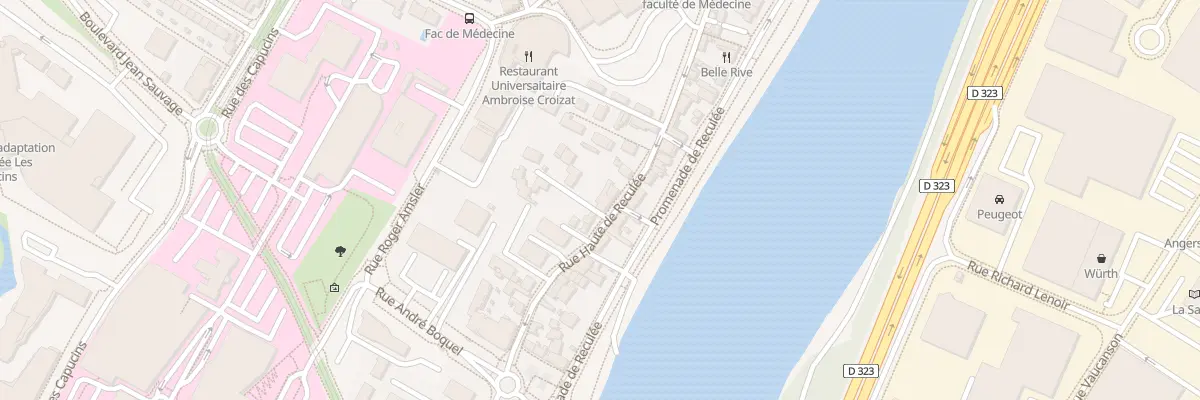 Plan du 46B Rue Hte de Reculee à Angers