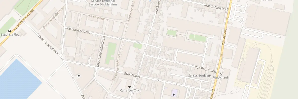 Plan du 56 Rue Blanqui à Bordeaux