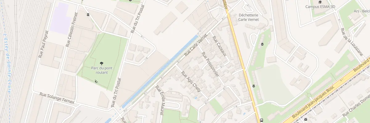 Plan du 106 Rue Carle Vernet à Bordeaux