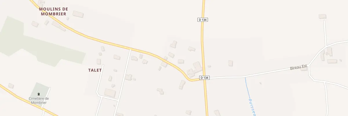 Plan du 9 Bireau Ouest à Mombrier