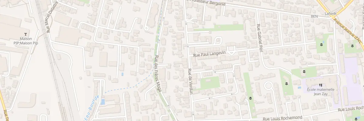 Plan du 37 Rue de Verdun à Bègles