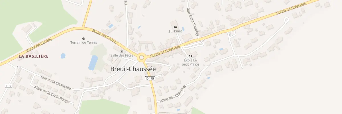 Plan du 18 Rte de Bressuire Breuil Chauss à Bressuire
