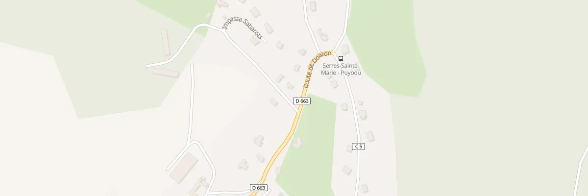 Plan du 8 Imp Sabarots à Serres-Sainte-Marie