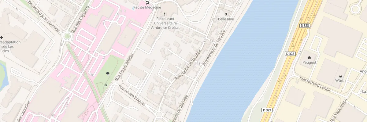 Plan du 48 Rue Hte de Reculee à Angers