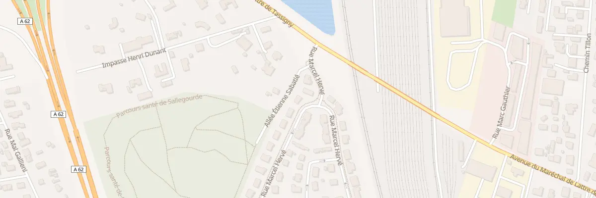 Plan du 5 Rue Marcel Hervé à Villenave-d’Ornon