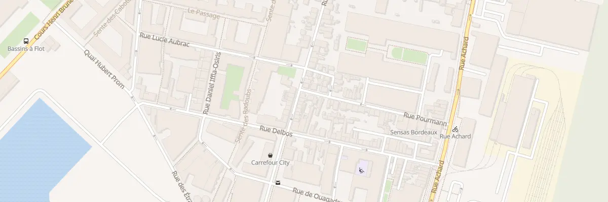 Plan du 46 Rue Blanqui à Bordeaux