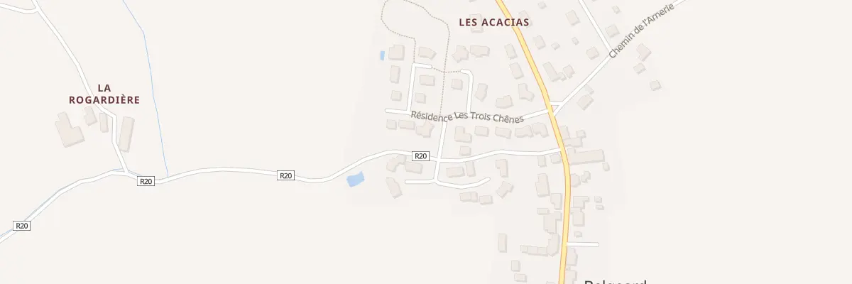 Plan du 17 Res les Trois Chenes à Belgeard