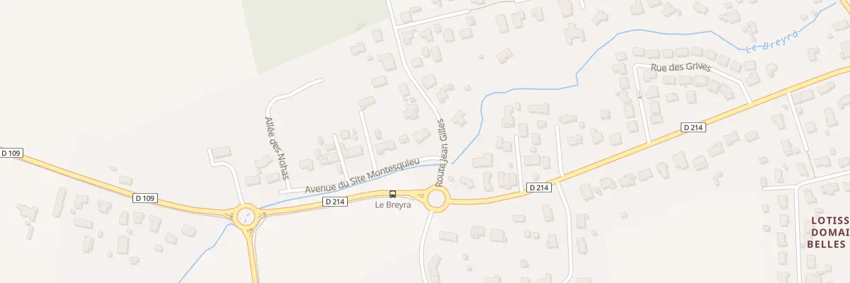 Plan du 2 Rte de Jean Gilles à Martillac