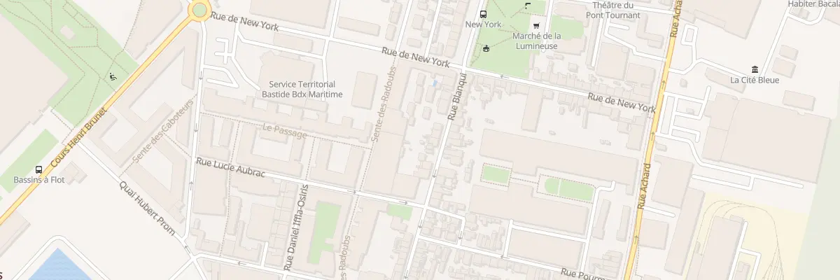 Plan du 73 Rue Blanqui à Bordeaux