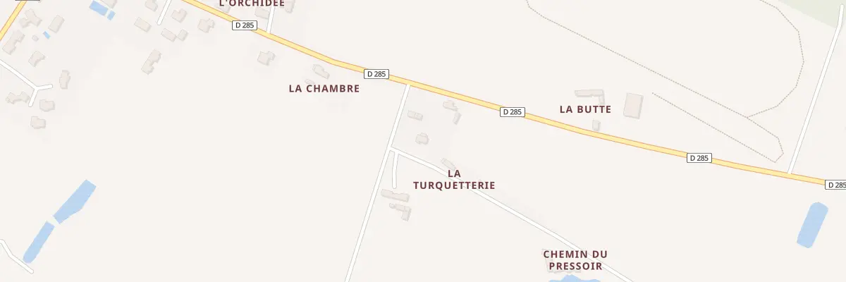 Plan du 1 La Turquetterie à Saint-Charles-la-Forêt