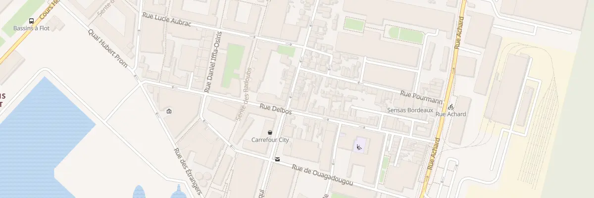 Plan du 34 Rue Blanqui à Bordeaux