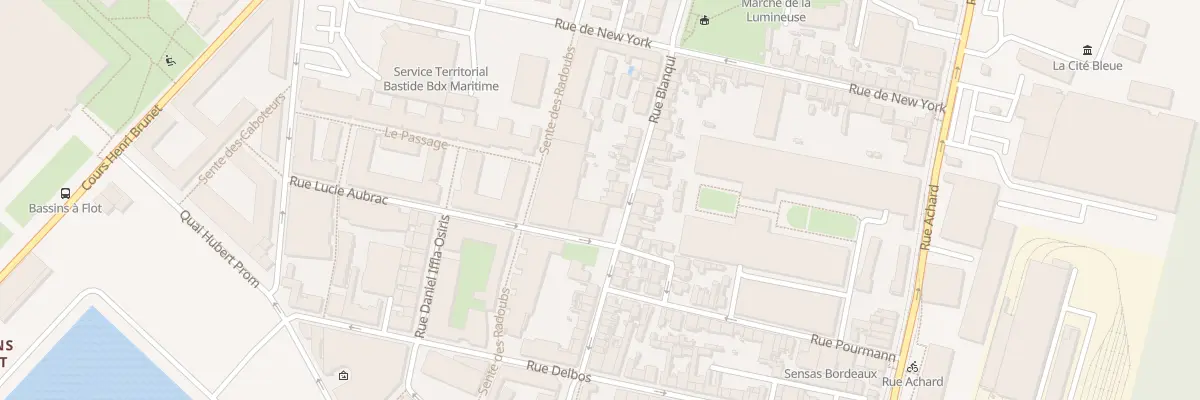 Plan du 65 Rue Blanqui à Bordeaux