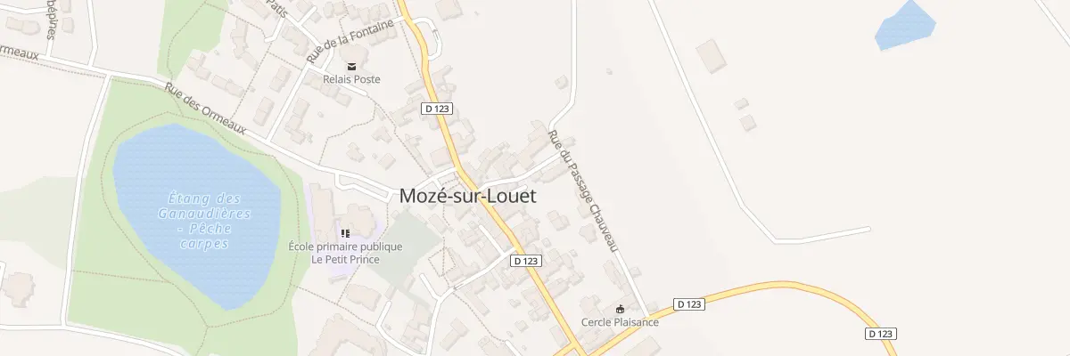 Plan du 5 Rue de la Mairie à Mozé-sur-Louet