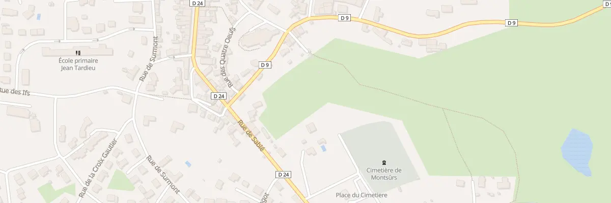 Plan du 137 Rue de Sable à Montsûrs