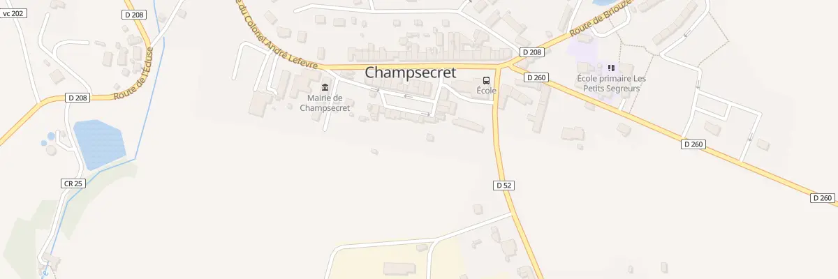 Plan du 7 Pl du Vieux Marché à Champsecret