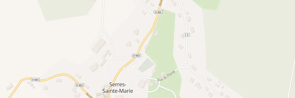 Plan du 270 Rte de Doazon à Serres-Sainte-Marie
