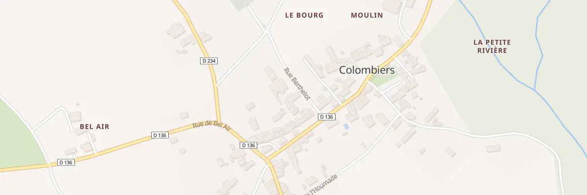 Plan du 7 Rue Berthelot à Colombiers