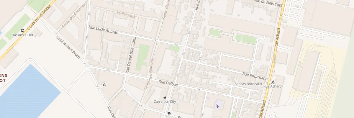 Plan du 47 Rue Blanqui à Bordeaux