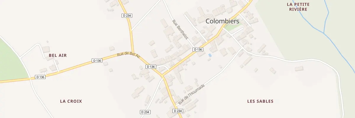 Plan du 9 Av du Prieuré à Colombiers
