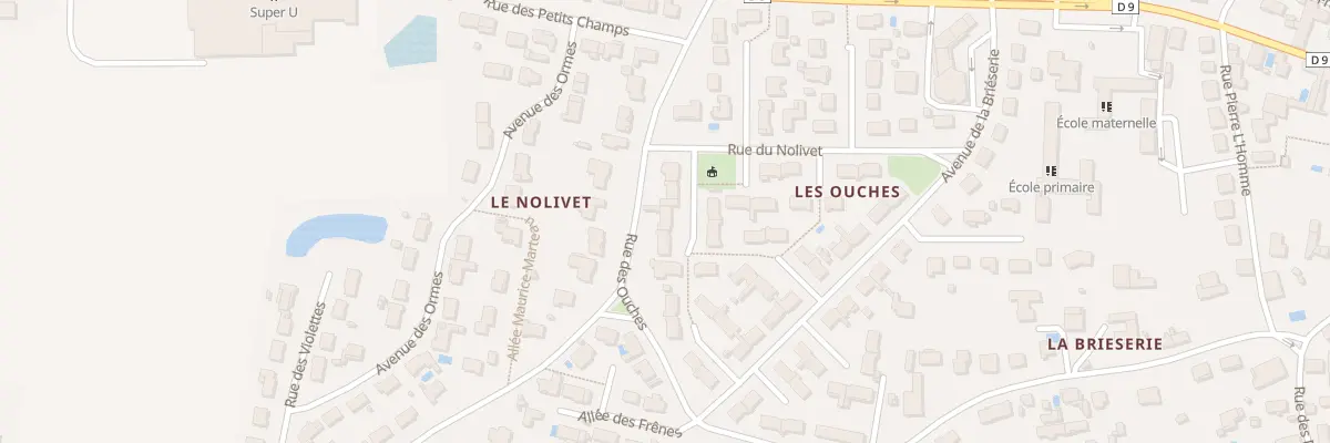 Plan du 71 Rue du Nolivet à Magné