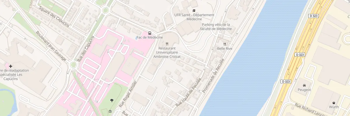 Plan du 36B Rue Hte de Reculee à Angers
