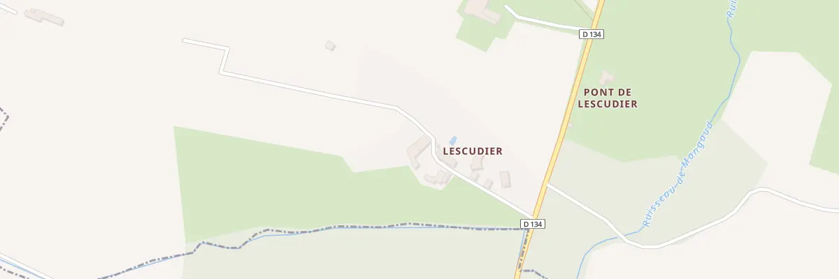 Plan du 3 Lescudier à Lansac