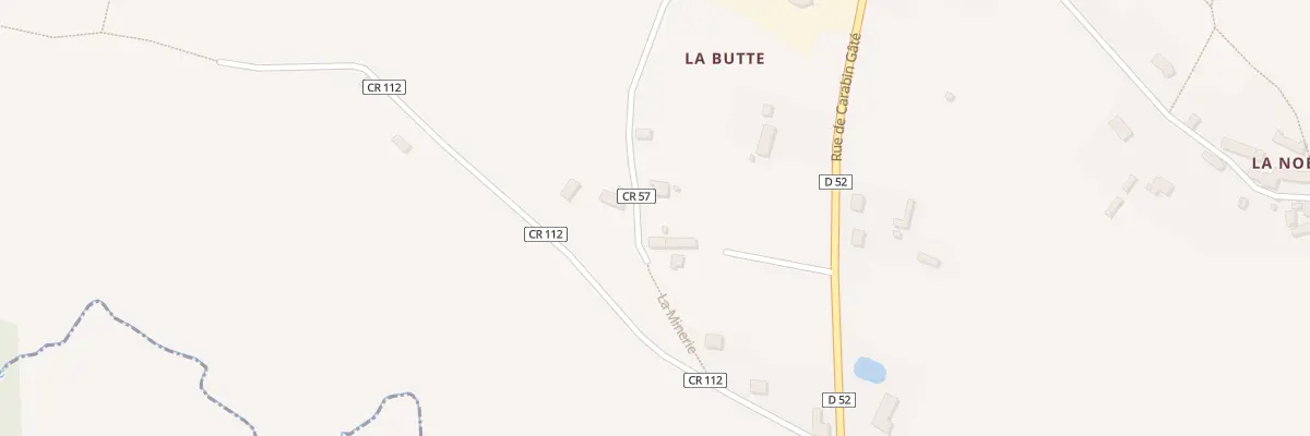 Plan du 271 La Bute Est à Champsecret