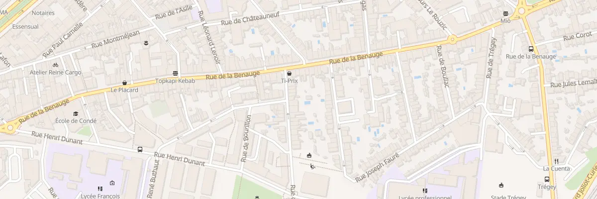 Plan du 11B Rue de Cénac à Bordeaux