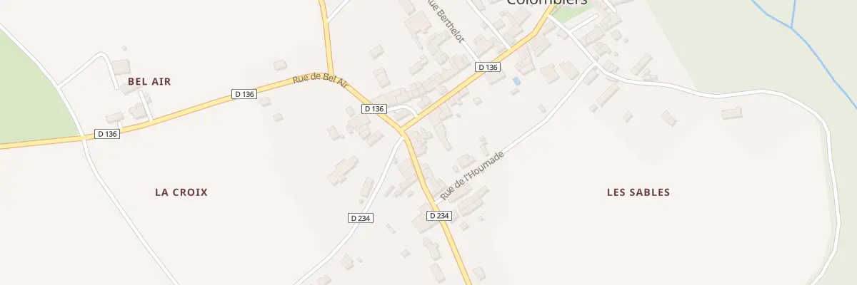 Plan du 3 Rue des Sables à Colombiers